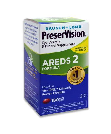 Bausch + Lomb PreserVision AREDS 2 Formula Supplement (180 ct.)
