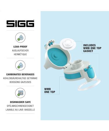 SIGG WMB One Top Closure | Leak-Proof & One-Handed Spare Parts for Sigg Bottles | Silicone Seal | International Shipping Available - Buy Online on GoSupps.com