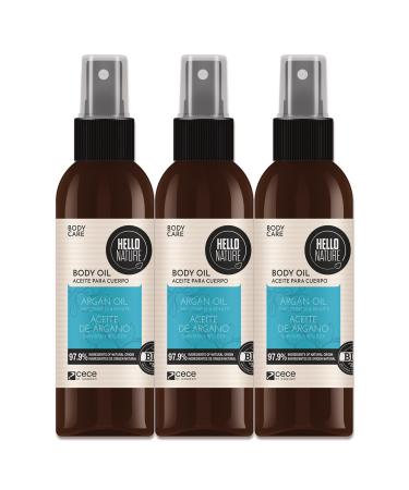 P-Beauty Cosmetic Accessories P-Beauty Natural Cosmetic Body Oil with organic argan oil vitamin E and almond oil for soft velvety skin - Moisturizing treatment - For dry skin - Vegan oil - Skincare