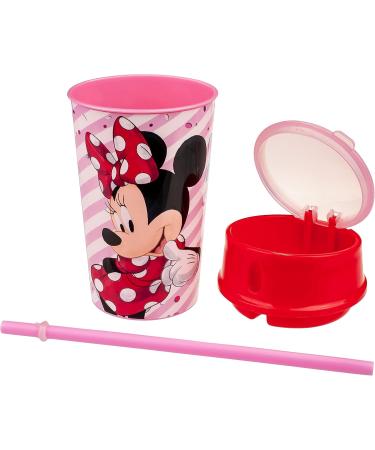 Buy Disney Minnie Mouse 2-in-1 Drinking Cup with Straw & Cover | Kids' Dishes & Accessories - International Shipping Available - Buy Online on GoSupps.com