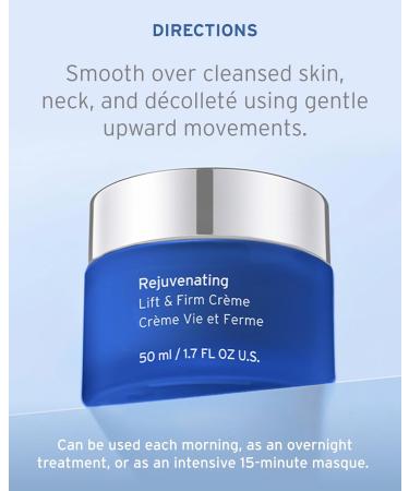 Kerstin Florian Rejuvenating Lift & Firm Cream | Anti-Aging Moisturizer with Peptides & Bakuchiol | Firms and Smooths Skin on Face Neck & D collet for a Youthful-Looking Glow - Buy Online on GoSupps.com