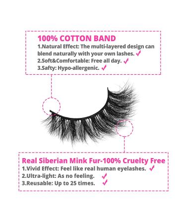 SY LASHES 15mm 3D Real Mink Cat Eye False Eyelashes - Lucky 4 Pairs - Buy Online on GoSupps.com