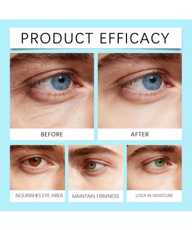 JASUAI Collagen Eye Cream for Men with Hyaluronic Acid and Vitamin E AntiAging Under Eyes Reduces Dark Circles Fine Lines Hydrating Firming Facial Moisturizer with Jojoba Oil 4 - Buy Online on GoSupps.com