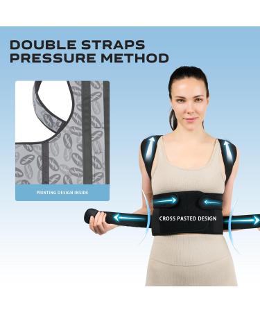 Back Brace Posture Corrector for Women & Men | Lumbar Support & Pain Relief - Size L - Buy Online on GoSupps.com