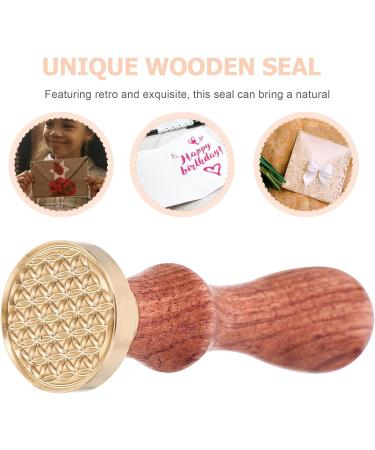 Outil de Pressage pour Fard Paupi res 1 Pi ce Tampon Motif Rond Manche en Bois Naturel Joint Tridimensionnel Transparent Accessoire Maquillage DIY pour Blush et Poudre - Buy Online on GoSupps.com