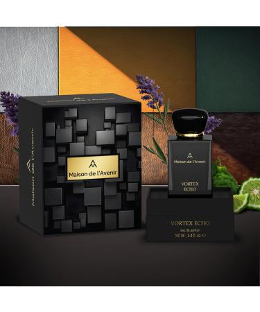 Maison de l'Avenir Vortex Echo - with notes of Lemon Patchouli Clove Leaf and Cardamom - Unisex - Cologne for Men - Perfume for Women - Long Lasting - Fine Niche Fragrance - Buy Online on GoSupps.com