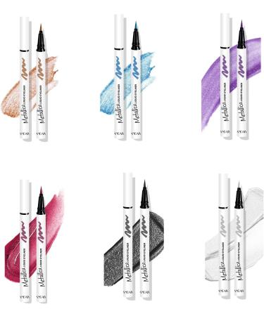 Waterproof Glitter Liquid Colored Eyeliner Colorful Eye Liners for Women Waterproof Smudge Proof Eyeliner Pen Personalized Highlight Makeup 02 - Buy Online on GoSupps.com