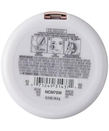L'Or al Paris True Match Lumi Cushion Foundation - C3 Creamy Natural 0.51 oz - Buy Online on GoSupps.com