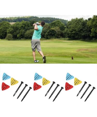 Height Adjustable Golf Tees Set - Premium Golf Ball Position Markers & Tee Nails for Outdoor Training | International Shipping Available - Buy Online on GoSupps.com