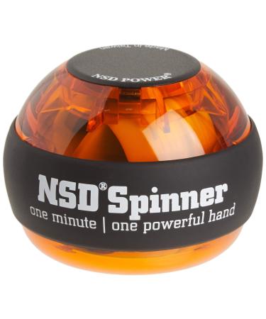 NSD Power Essential Spinner Gyro Hand Trainer for Wrist and Forearm Amber - Buy Online on GoSupps.com