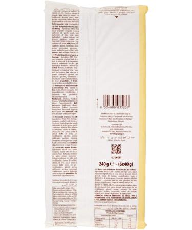  Italian Gourmet E.R. Gastone Lago Ciambelle Cioccolato Donuts Stuffed with Chocolate Cream 240g Pack Each Pack Contains 6 x 40g Donuts - Buy Online on GoSupps.com