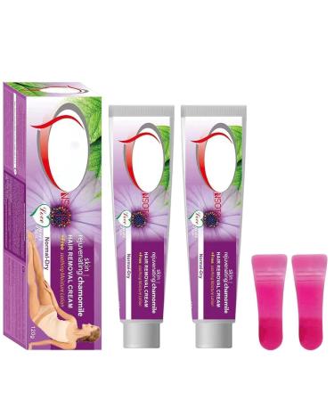 Qia Hair Removal Cream for Men Women and All Skin Types (Chamomile)