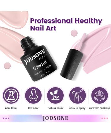 JODSONE 20 Colors Gel Nail Set - High Shine Polish Base & Top Coat - Perfect Gifts for Nail Art Lovers - Buy Online on GoSupps.com