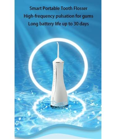 Buy Cordless Tooth Flosser | Portable Rechargeable Dental Oral Rinse | IPX7 Waterproof Tooth Cleaner for Home & Travel - Buy Online on GoSupps.com