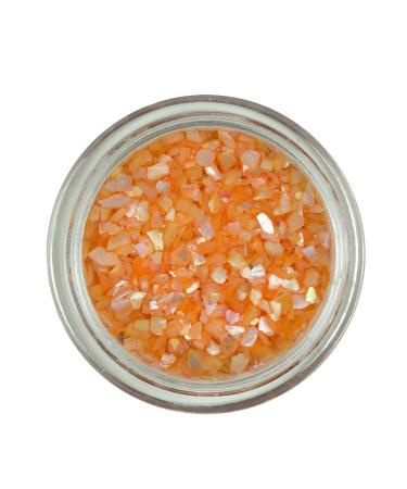 N&BF Nail Art Crushed Shells - Apricot Pearls for Gel & Acrylic Nails | Glitter Sea Shells & Inlays in Orange | International Shipping Available - Buy Online on GoSupps.com