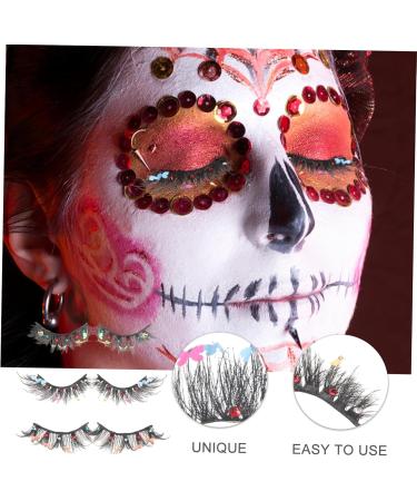 minkissy 3 Pairs Decor Fake Eyelashes False Lashes Makeup Supplies Fake Lashes for Performance False Eyelashes Individual Fake Lashes Individual Makeup Accessories Fluffy Chemical Fiber Set - Buy Online on GoSupps.com