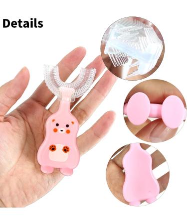 Buy Himbiu U-Shaped Toothbrush for Kids - Soft Brush for Gentle Gum Massage (2-Pack) - Ideal for Ages 2-6 - International Shipping Available - Buy Online on GoSupps.com