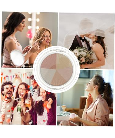 WOONEKY 1 Box Highlight Powder Pressed Powder Highlighter Shimmering Skin Highlighter Plastic Shell - Buy Online on GoSupps.com