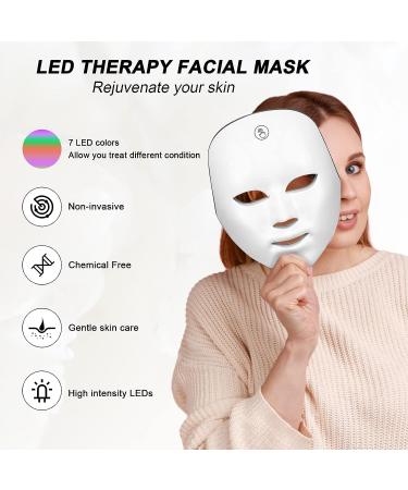 AIMENGXI Diamond Microdermabrasion Blackhead Remover Vacuum with LED Face Mask - 7 Colors LED Facial Skin Care Mask - Buy Online on GoSupps.com