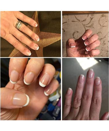 SILPECWEE 4320 Pieces French Tip Nail Guides Stencils - Self-Adhesive Half Moon Manicure Strips for Nail Art - No2 - Buy Online on GoSupps.com
