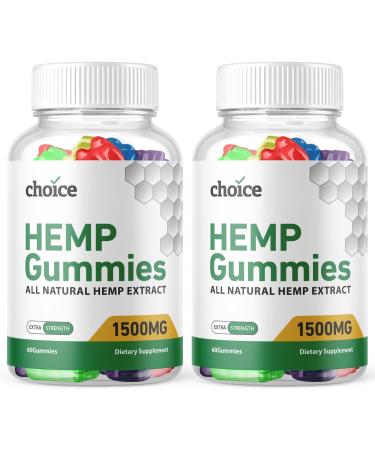 Choice Gummies - Choice Gummy Multivitamin Supplement - Maximum Strength Choice Advanced Formula Gummies 1500 MG (2 Pack)
