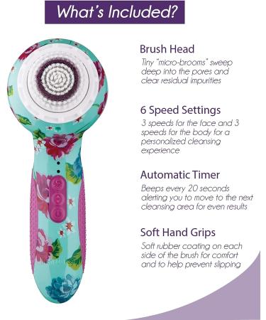 Michael Todd Beauty Soniclear Elite - 6-Speed Exfoliating Facial Cleansing Brush for Face & Body - Buy Online on GoSupps.com