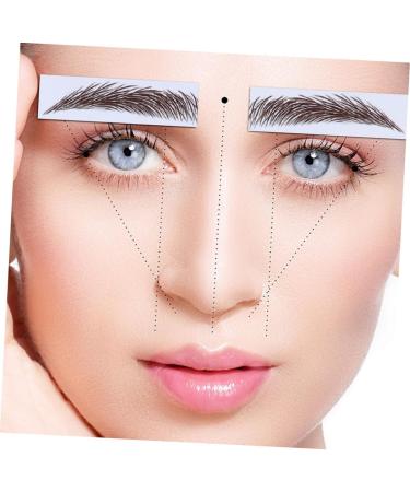 Housoutil 5pcs Eyebrow Stickers Eyebrow for Women Black Stickers Eyebrow Stencils Water Proof 6d Post Paper - Buy Online on GoSupps.com