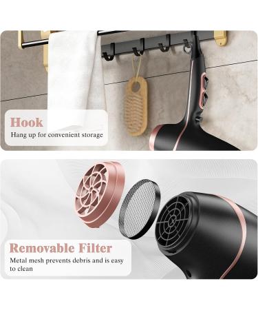 YASHE GLOBAL INC YASHE Professional Hairdryer 2 Speeds and 3 Heat Settings Cold Air Function 2000W Hairdryer with Precision Concentrator Nozzle 18m Cable and Hook for Hanging - Buy Online on GoSupps.com