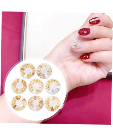 8 Boxes Alloy Nail Decoration Glitter Nail Wraps Nail Art Supplies Metal Decor Nail Art Sequins Nail Star Studs Moon Nail Studs Moon Decorations Nail Stickers Plastic Manicure Disc - Buy Online on GoSupps.com