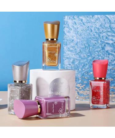 Pastel Purple Glitter Nail Polish - Sparkle & Shine Air Dry Gel | 0.47 Fl Oz | Perfect for Girls & Women - Buy Online on GoSupps.com