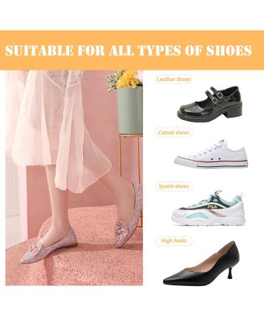 8 Pairs Forefoot Gel Cushions - Self-Adhesive Heel Inserts for High Heels | Anti-Slip Foot Care Insoles for Men & Women - Buy Online on GoSupps.com