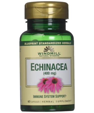 Windmill Echinacea 400mg Capsules 60 Count (Pack of 1)