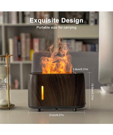 Shiawase Aroma Diffuser with Flame Effect | 240ml Essential Oil Humidifier with Remote Control | Long-Lasting Waterless Automatic Shut-Off - Buy Online on GoSupps.com