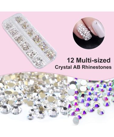 SGSHQQ 100 Fan-Shaped Nail Pattern Sticks | False Nail Art Tips | Polish Gel Salon Display Tools & Nail Strassstein Set - Shop Internationally - Buy Online on GoSupps.com