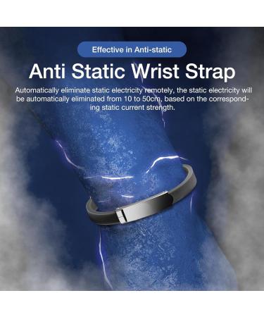 1/2pc Wrist Band - 20g Silicone Wristbands Custom Wrist Bands | Adjustable Hand Wrist Band Anti Static Wrist Strap Band Cordless Band Sports Wristbands Black Colour Hand Wrist band for Boys Adults 2pcs Black - Buy Online on GoSupps.com