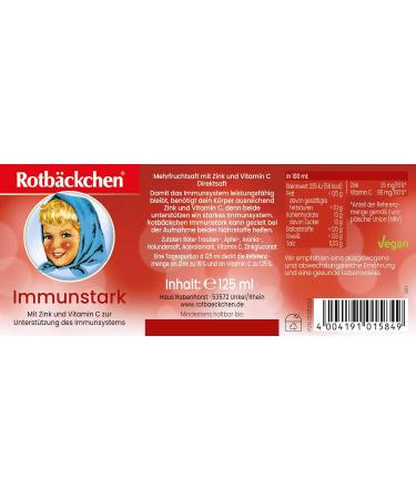 ROTBCKCHEN Immunstark MINI 24-Pack - Multifruit Juice with Zinc & Vitamin C | International Shipping - Buy Online on GoSupps.com