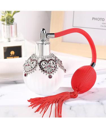 CHSEEO Vintage Empty Perfume Atomiser Spray Bottle Refillable Perfume Spray Perfume Dispenser Arabic Deco Vintage Style Protable Travel Glass Bottle with Long Tassel - For Home Bussiness trip 50ML - Buy Online on GoSupps.com
