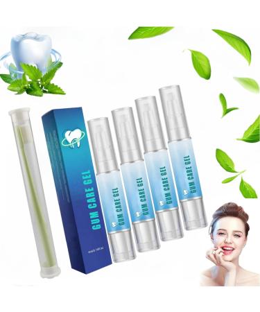 Taileden Gum Therapy Gel Taileden Gum Therapy Gel Taileden Gum Care Gel Taileden Gum Therapy Gel for gum recesses Tailede Teeth Whitening Essence Pen with toothbrush (4PCs)