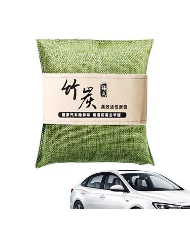 Charcoal Odor Eliminator | Odor Eliminating Bag for Car Home | Moisture Absorber Janitorial Sanitation Supplies for Cabinet Wardrobe Living Room Bedroom Closet Shakven Green