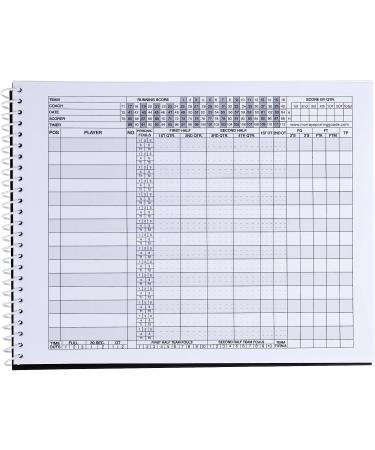 Murray Sporting Goods Basketball Scorebook - 35 Games Side by Side Score Keeping Book for Stats | High School, Middle School, Little League Stat Tracking - Ideal for Scorekeepers - Buy Online on GoSupps.com