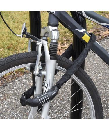 Buy Amazon Basics 5-Digit Bicycle Chain Lock - 97.2 cm Black | Secure Your Bike Internationally - Buy Online on GoSupps.com