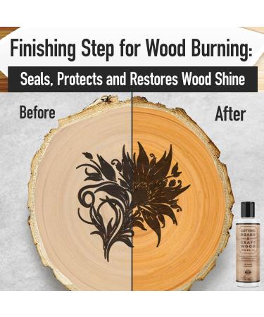 Craft Wood Finishing Oil & Conditioner - 8oz Food-Safe Citrus-Scented Oil for Cutting Boards & Kitchen Utensils - Made in USA - Buy Online on GoSupps.com