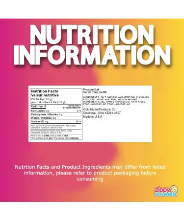 Zippy Sweets - Flavacol Popcorn Seasoning Bundle - Premium Popcorn Salt with 10 oz Aluminum Dredge - Includes 10 Pack of 2oz Popcorn Bags - Movie Theatre Popcorn Bundle - Buy Online on GoSupps.com