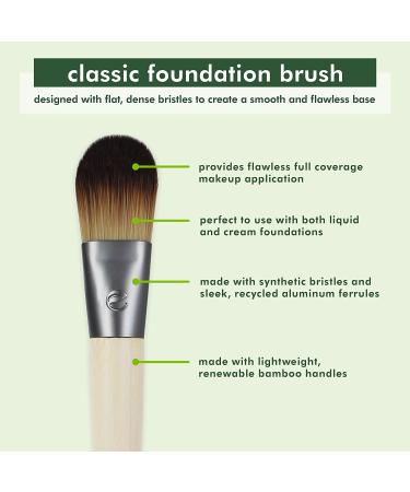 EcoTools Classic Foundation Brush | Eco-Friendly Makeup Brush for Flawless Application - Buy Online on GoSupps.com