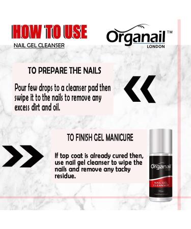 Organail Pro Nail Cleanser for Gel Polish Removal & Nail Prep| For Professional Gel Polish Remover Kit (Works on Gel Shellac or Acrylic) - Buy Online on GoSupps.com