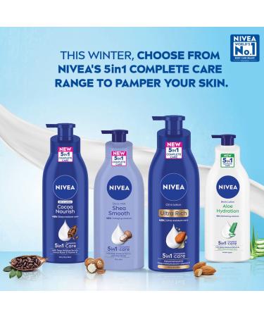 NIVEA Body Lotion Nourishing Body Milk For Very Dry Skin 600ml - Buy Online on GoSupps.com