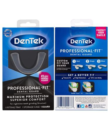 DenTek Professional-Fit  Maximum Protection Dental Guard for Teeth Grinding and Efferdent Anti-Bacterial Cleanser Tablet  90ct Guard + 90ct Cleanser Tablets - Buy Online on GoSupps.com