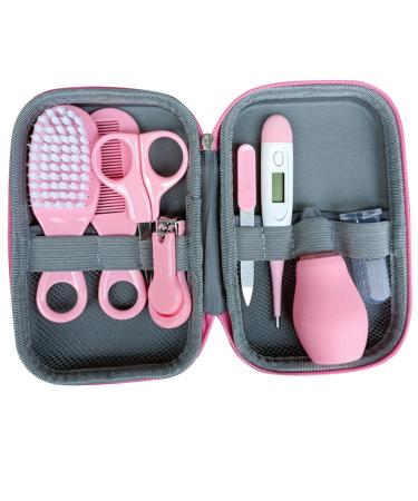 Baby Grooming Kit TYPE1 Baby Health Care Kit Baby Essentials Accessories with Comb Hair Brush Nail Clipper Baby Safety Cutter Nail Care Set Newborn Healthcare Accessories Baby Essentials Set TYPE 1