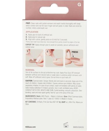 KISS Bare-But-Better Nails - Fairest Nude 31 Ct. - Buy Online on GoSupps.com