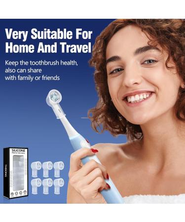 Z-VAPRESS Silicone Toothbrush Head Covers - Eco-Friendly Caps for Oral-B iO Electric Brush Heads | Easy Clean Odor-Free 6 Count - Buy Online on GoSupps.com